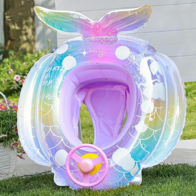 Pelampung Anak Perempuan / Ban Ring Renang Anak / Pelampung Anak Duduk / Pelampung Setir Bayi