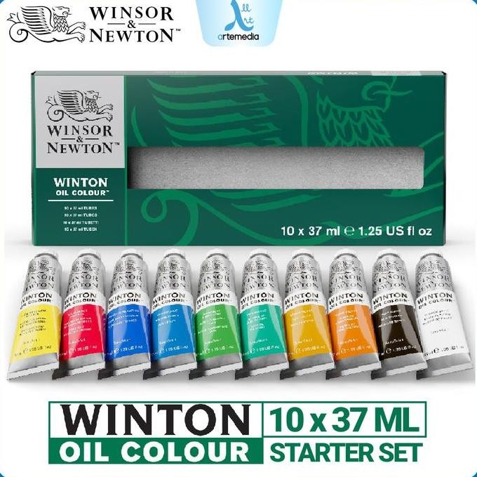 

Cat Minyak Winsor & Newton Winton 10X37Ml Oil Color Paint Set