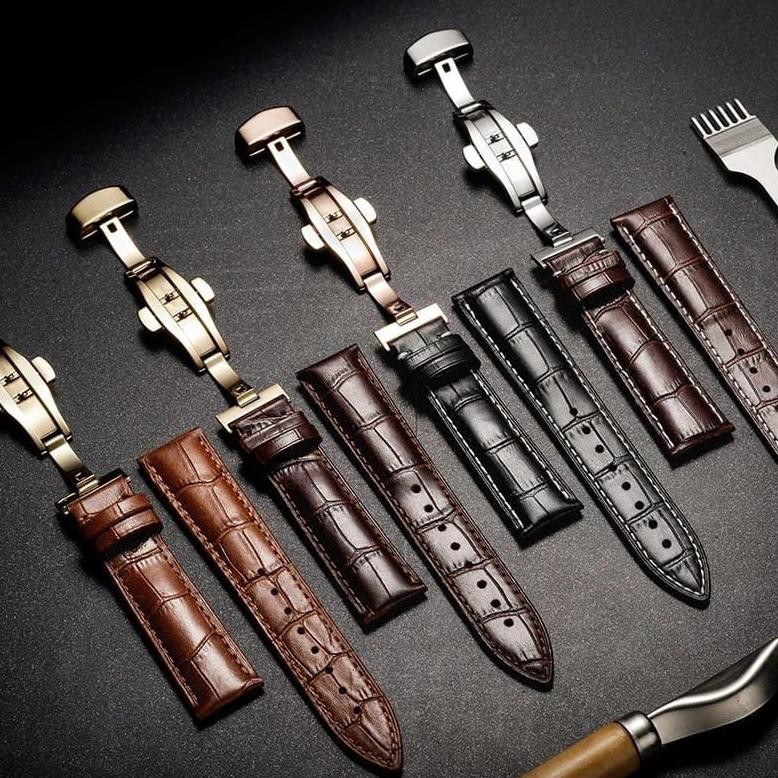 (Terbaru) Tali Jam Strap Leather Tisot 1853 18mm 20mm 22mm 24mm Leather Strap (Terlaris)