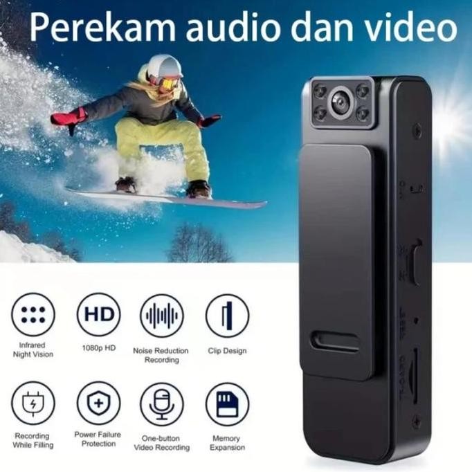 Spy Camera Hd Olahraga Luar Ruangan /Perekam Suara/Perekam Dada 8Mp