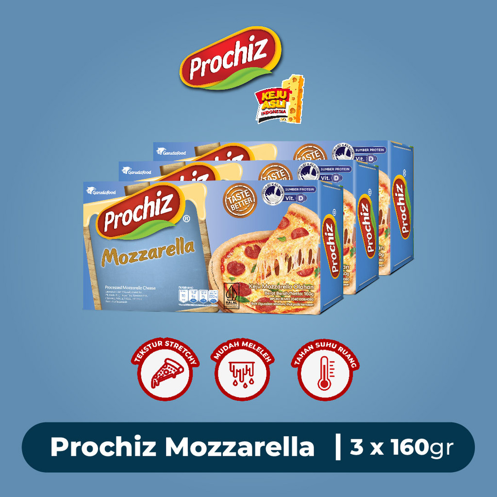 

Keju PROCHIZ Mozzarella 160 gr x 3