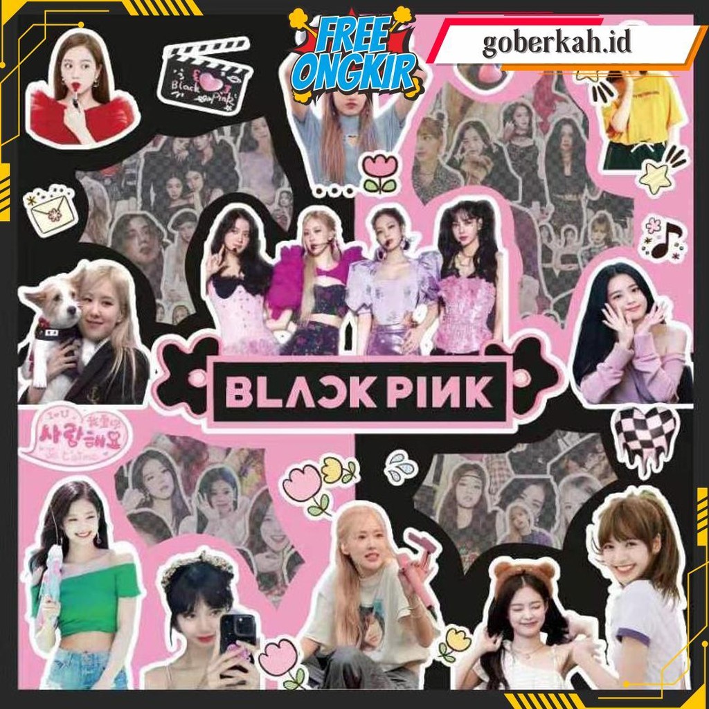 

Sticker Nono Blackpink K-Pop Jisoo Jennie Lisa Rose- Sticker Waterproof Sticker Viral Dan Lucu Siap Kirim