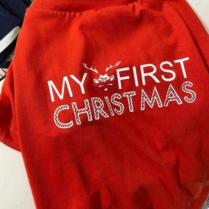 NEW baju anjing natal kaos anjing natal tshirt anjing baju anjing