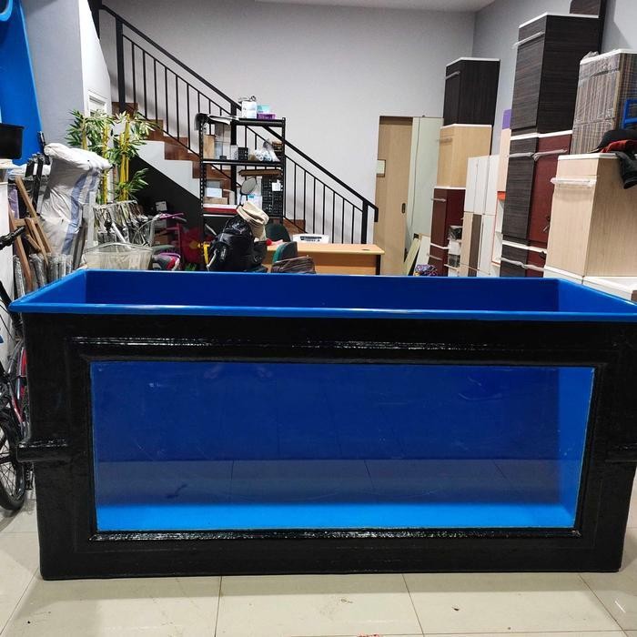 RA Aquarium Fiberglass Kaca + kolam portable koi