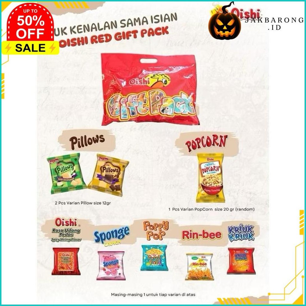 

Oishi Snack Pack Idul Fitri Lebaran Red Gift Bag Cuckoo Hadiah Anak Jajan Hari Raya Popcorn Sponge Crunch Poppy Pop Kornies Cimo Pillows Back To School Bisa Cod