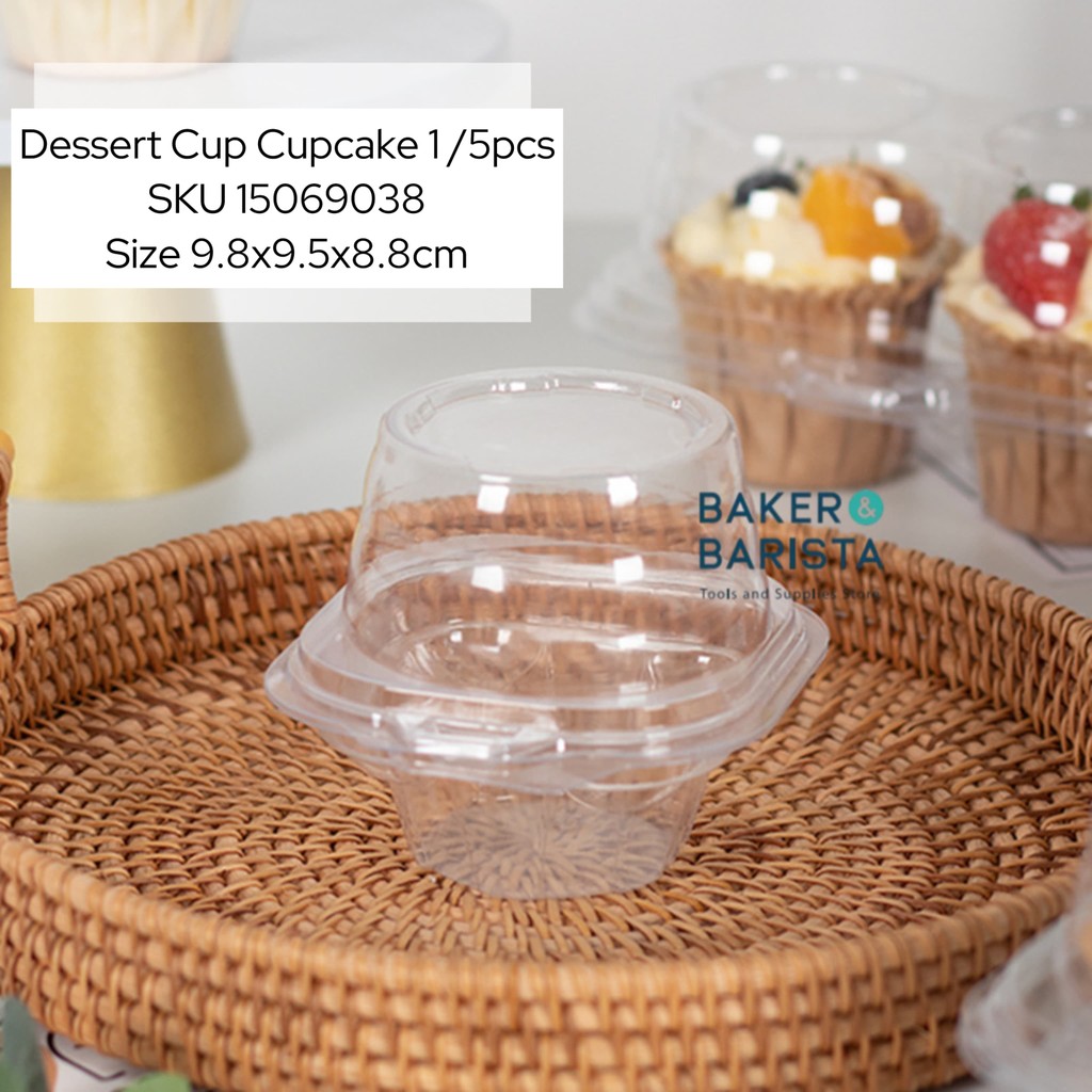 Dessert Cup Cupcake 1/5pcs / Mika Dessert Cup Korean Packaging Dessert Cup Aesthetic