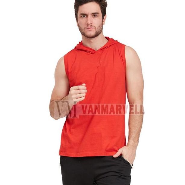 Vm Kaos Buntung Hoodie Singlet Topi Merah Polos