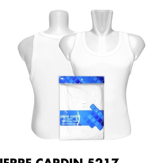 Kaos Singlet Pierre Cardin 5221 Putih Isi 1