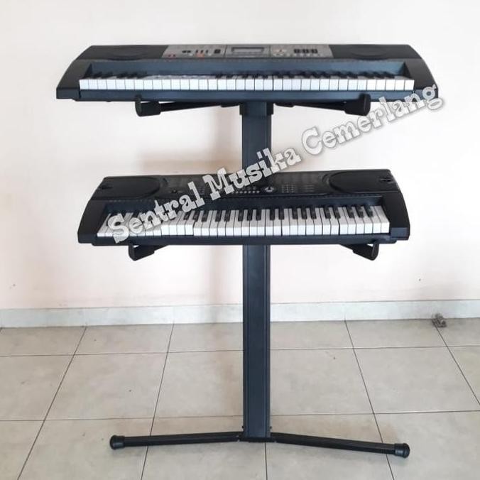 Stand Keyboard 2 Susun 2 Tingkat Import