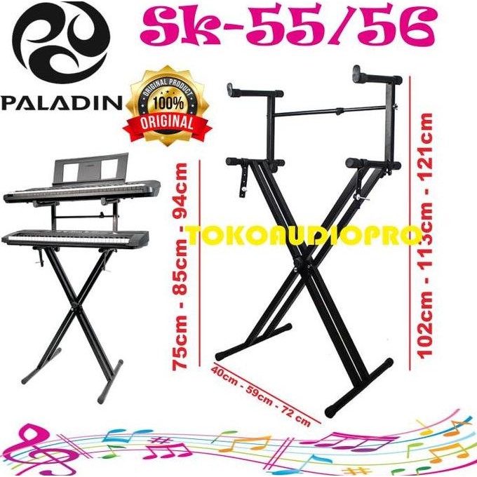 Stand Keyboard 2 Susun  Stand Keyboard Paladin Sk55 2 Susun