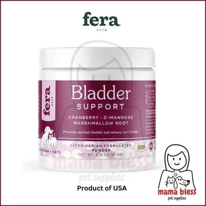 BEBAS ONGKIR - FERA Bladder Support for Dogs and Cats Suplemen Kandung Kemih Ginjal
