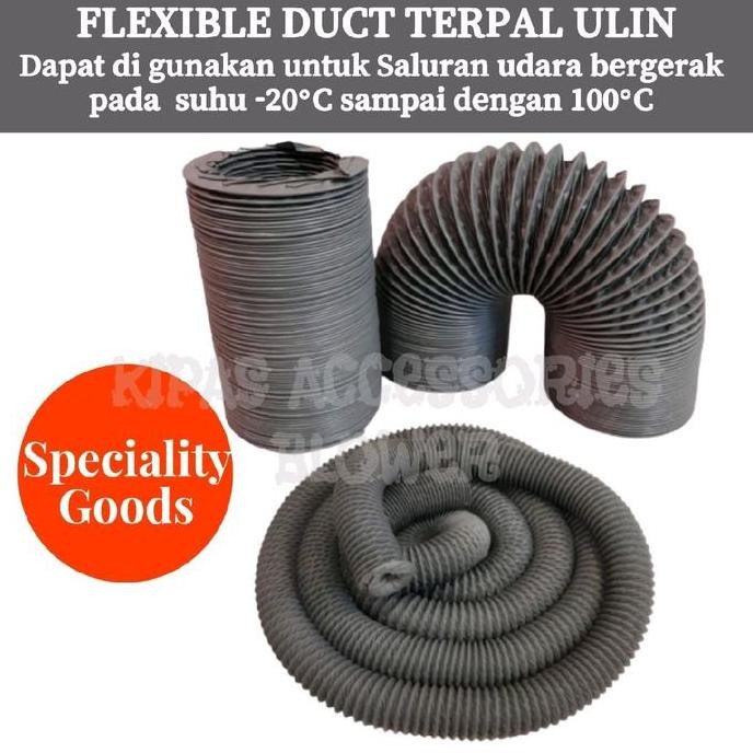 TERBARU - Flexible Duct 3 Inch Tahan Panas, High Temperatur Flexible Hose 3"