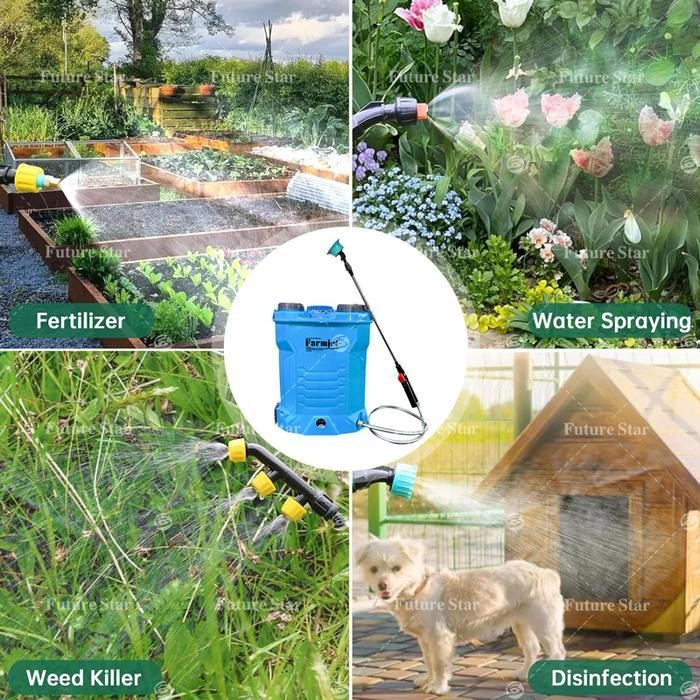 GFT SNI Merek Farmjet Guarantee Original Sprayer Elektrik Tangki 16 Liter Alat Semprot Tangki Sempro