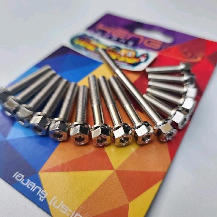 DR42>> Baut CVT 2 kunci Honda motor PCX 150 160 ADV 160  Vario 160 abs cbs (1 Set isi 15 baut)