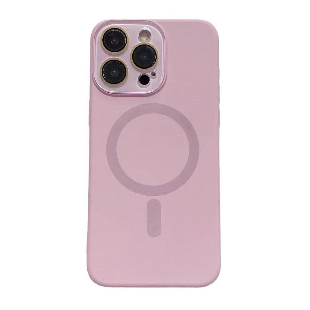 Kekinian Skinfeel Liquid Bludru Premium Magsafe Case Iphone 11 12 13 14 15 Pro Max Macaron Lens Prot