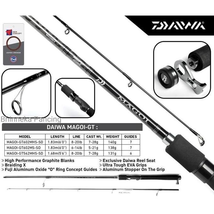 Joran Daiwa MAGOI-G MX | MAGOI GT MX | 562 | 602 | Galatama Rod | Ikan Mas | Bawal | Alat Pancing
