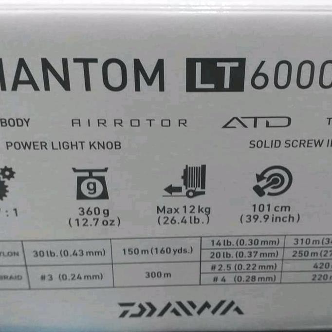 Reel Daiwa Phantom LT 6000D-H
