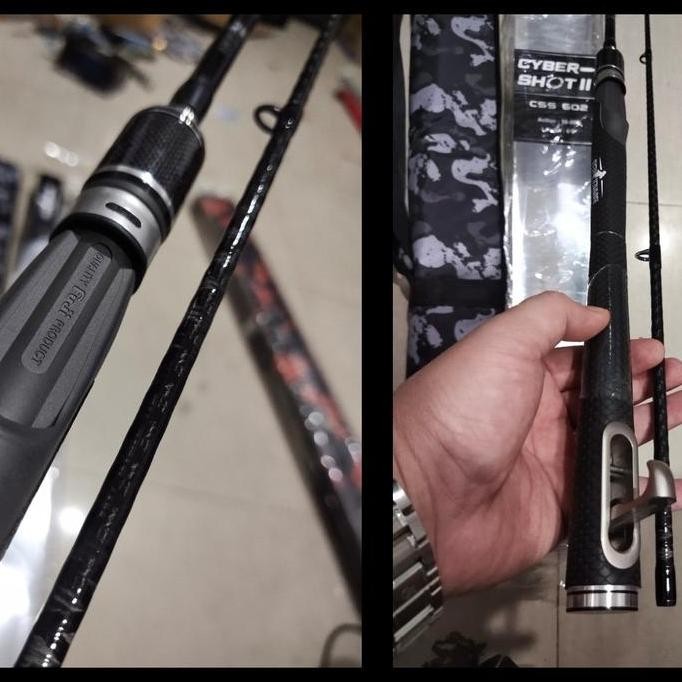 joran hammerhead kualitas premium cyber shot II 602 carbon 180 cm