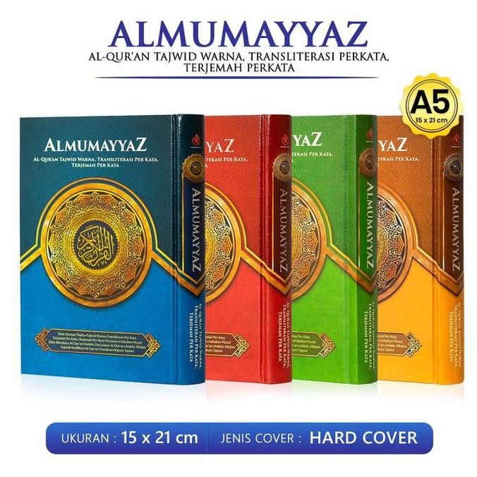 

Al Quran Al Mumayyaz A5, Terjemahan & Tajwid Per Kata - Warna ks