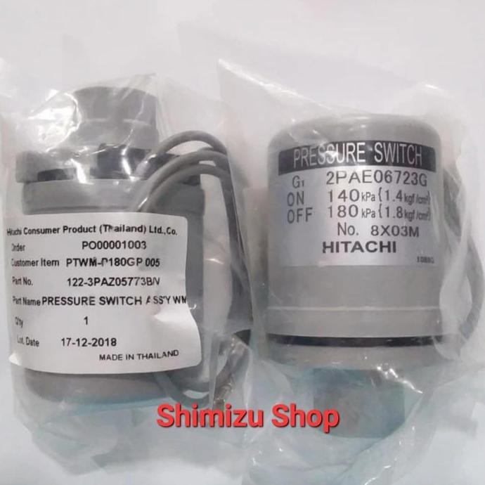 Pressure Switch Pompa Hitachi Dtp300Gx, Dtps300Gx Original Diskon
