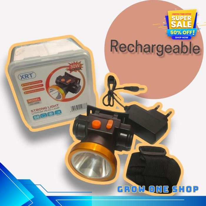 SENTER KEPALA 30 WATT LED HEADLAMP 30WATT PROBEST PB-30S SUPER BAGUS EKSLUSIF 