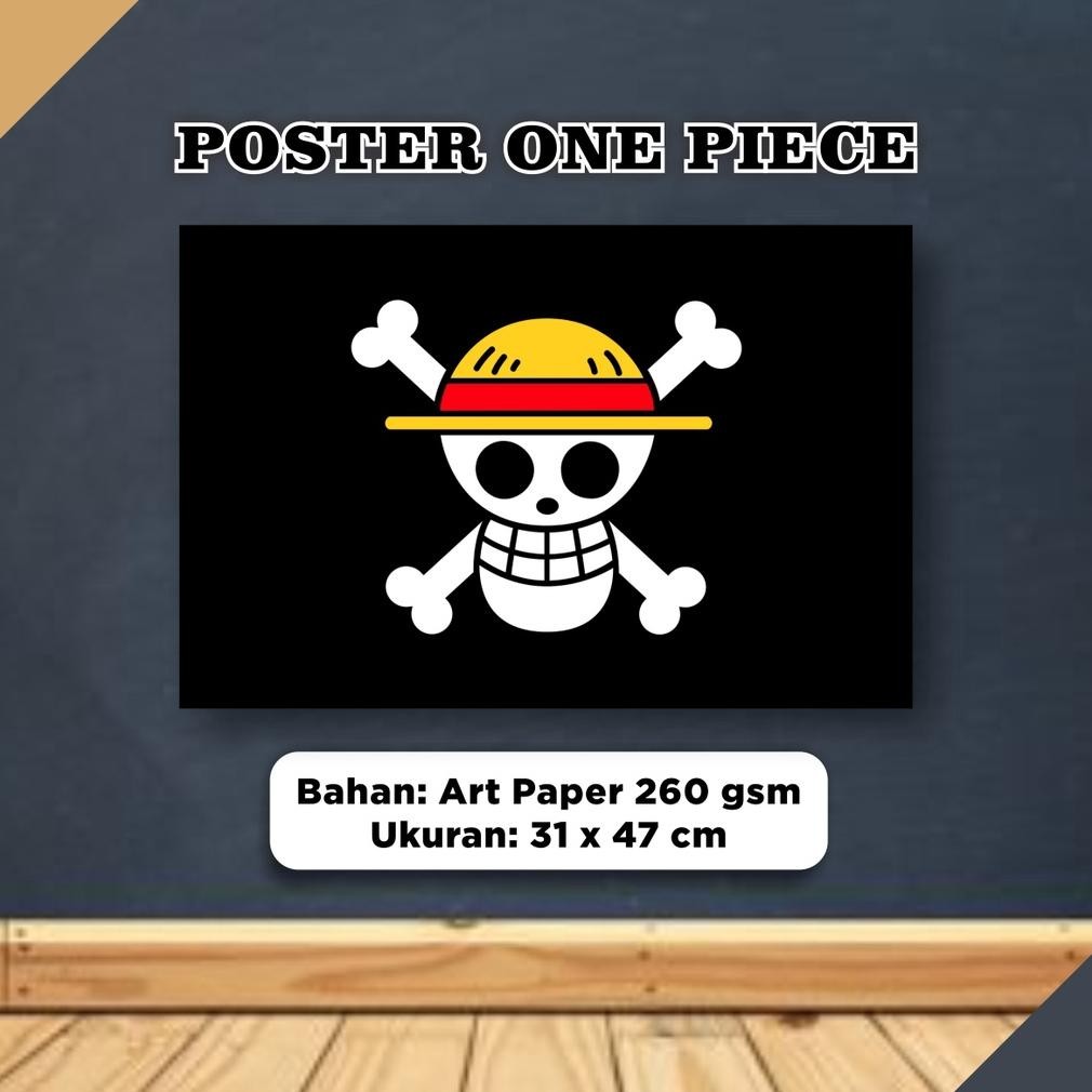 

Rwet-23 Poster Bendera One Piece A3+