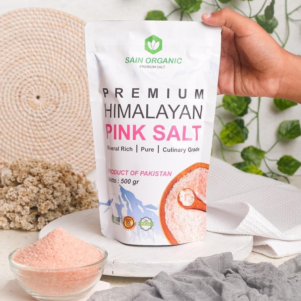 

(Terbaru) Garam Himalaya Original 1 kg Asli Organik Himalayan Salt Himsalt Organic Garem Premium MPASI (Terlaris)