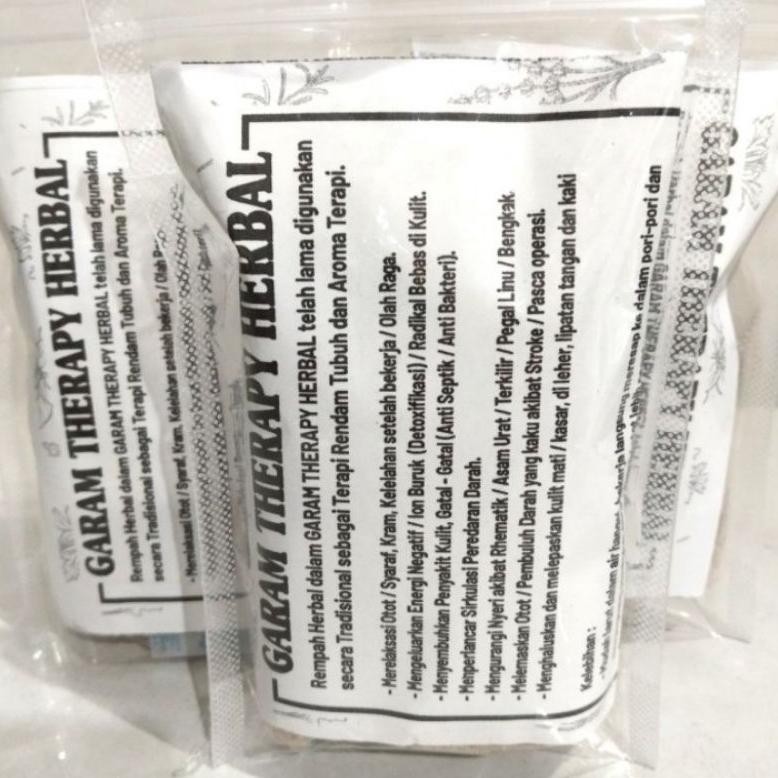 

(Terbaru) GARAM THERAPY HERBAL Garam Rendaman Herbal Mereleksasi Pemulihan Syaraf Otot Nyeri Kram Terkilir Stroke Bengkak Kulit Gatal (Terlaris)