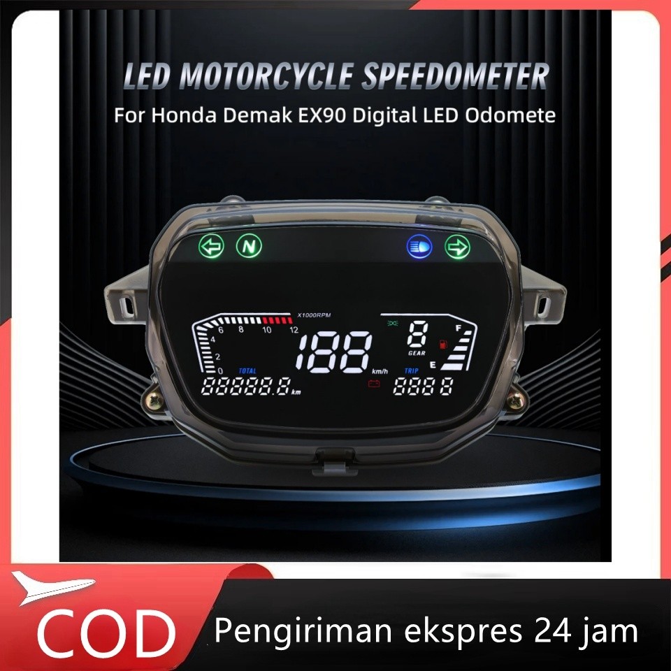 SPEEDOMETER SPIDOMETER DIGITAL LED MOTOR HONDA EX90 ASTREA GRAND