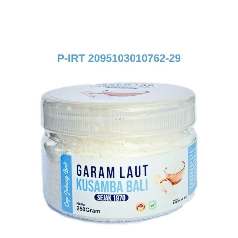 

(Terbaru) Garam Laut Kusamba Bali Sejak 1970 250g (Terlaris)