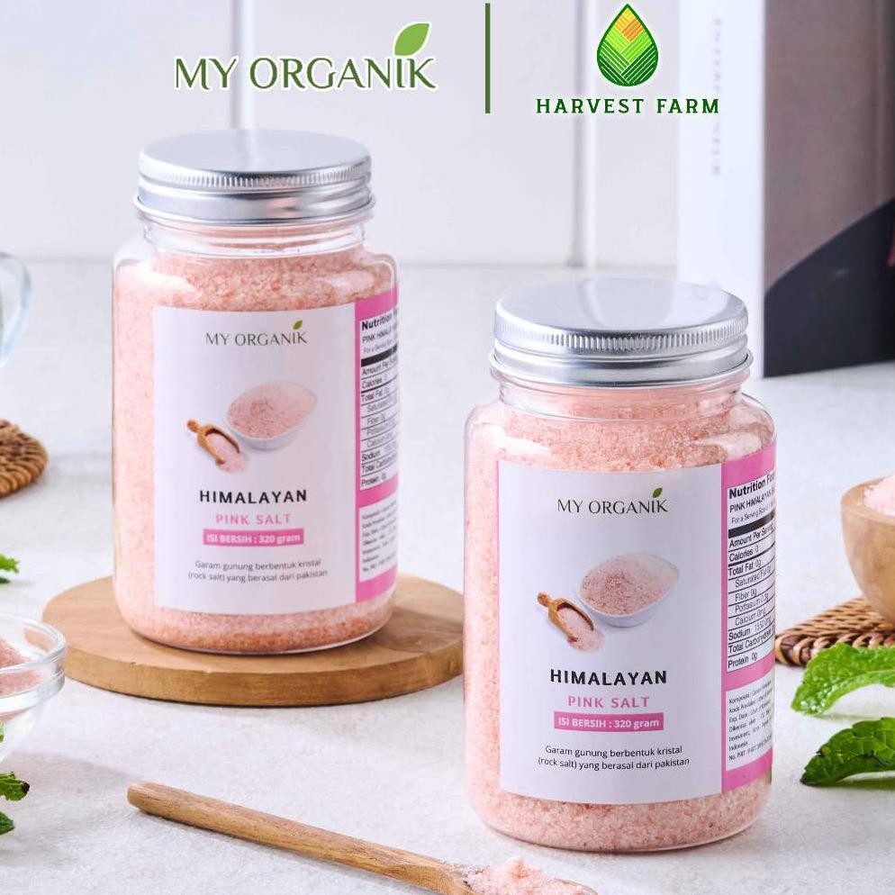 

(Terbaru) My Organik Paket 640gr Garam Himalaya Original Asli Organik Himalayan Salt Himsalt Garem Premium (Terlaris)