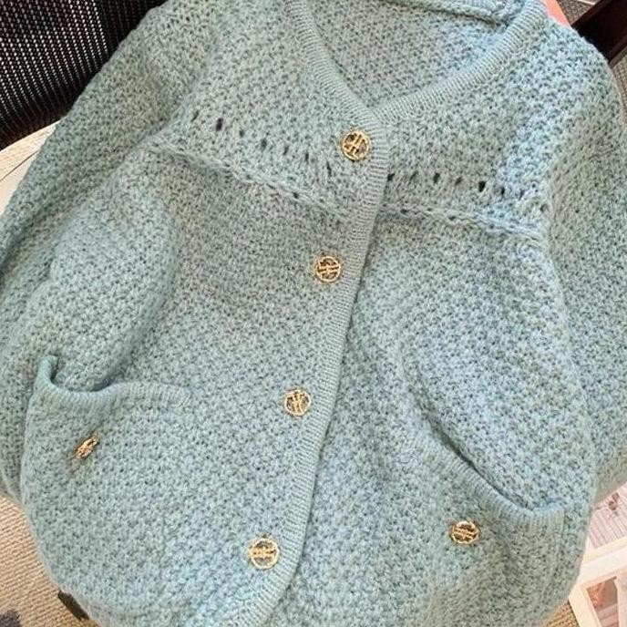 Cardigan Sweater Knit Premium Bgold 1359 Atasan Wanita Rajut Kasual Santai