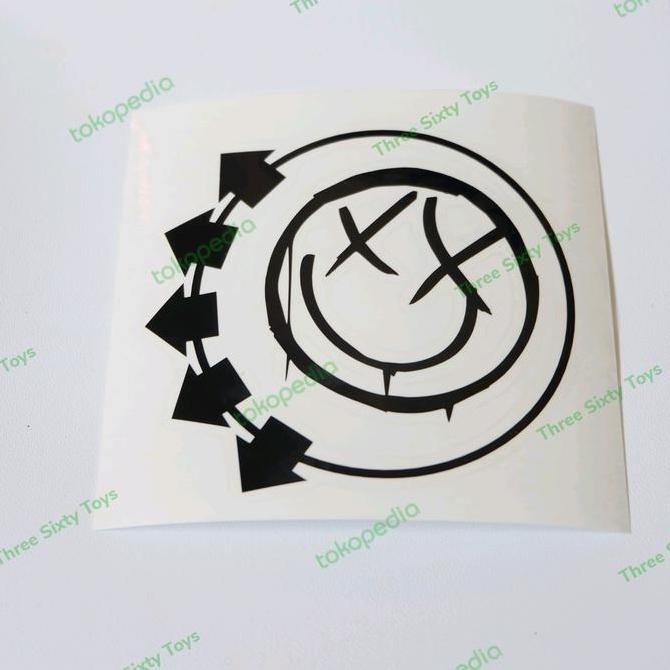 

DB73>> Cutting sticker stiker blink 182 smile logo vinyl
