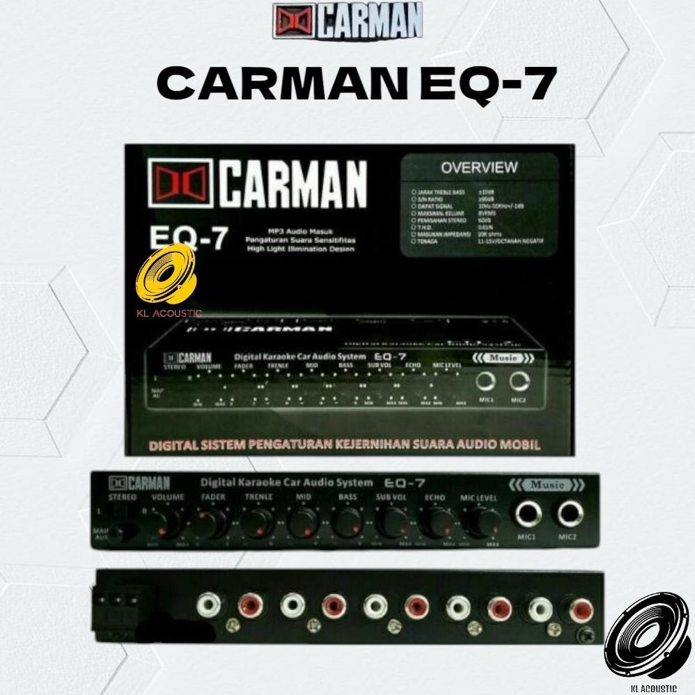 Terlaris Parametrik Khusus Mobil Carman Eq-7