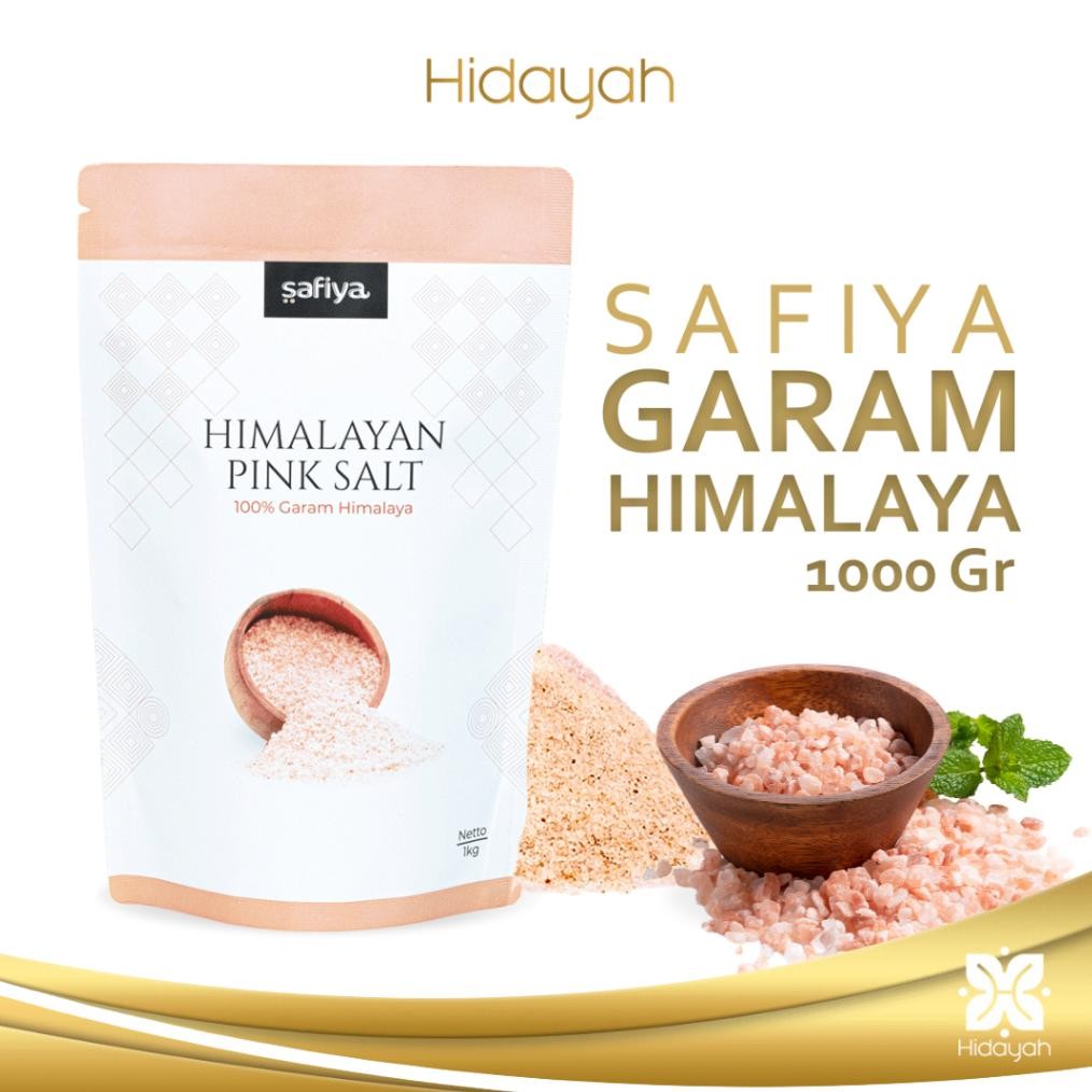 

(Terbaru) Garam Himalaya 1 Kg Safiya - Original Himalayan Pink Salt Asli Premium (Terlaris)
