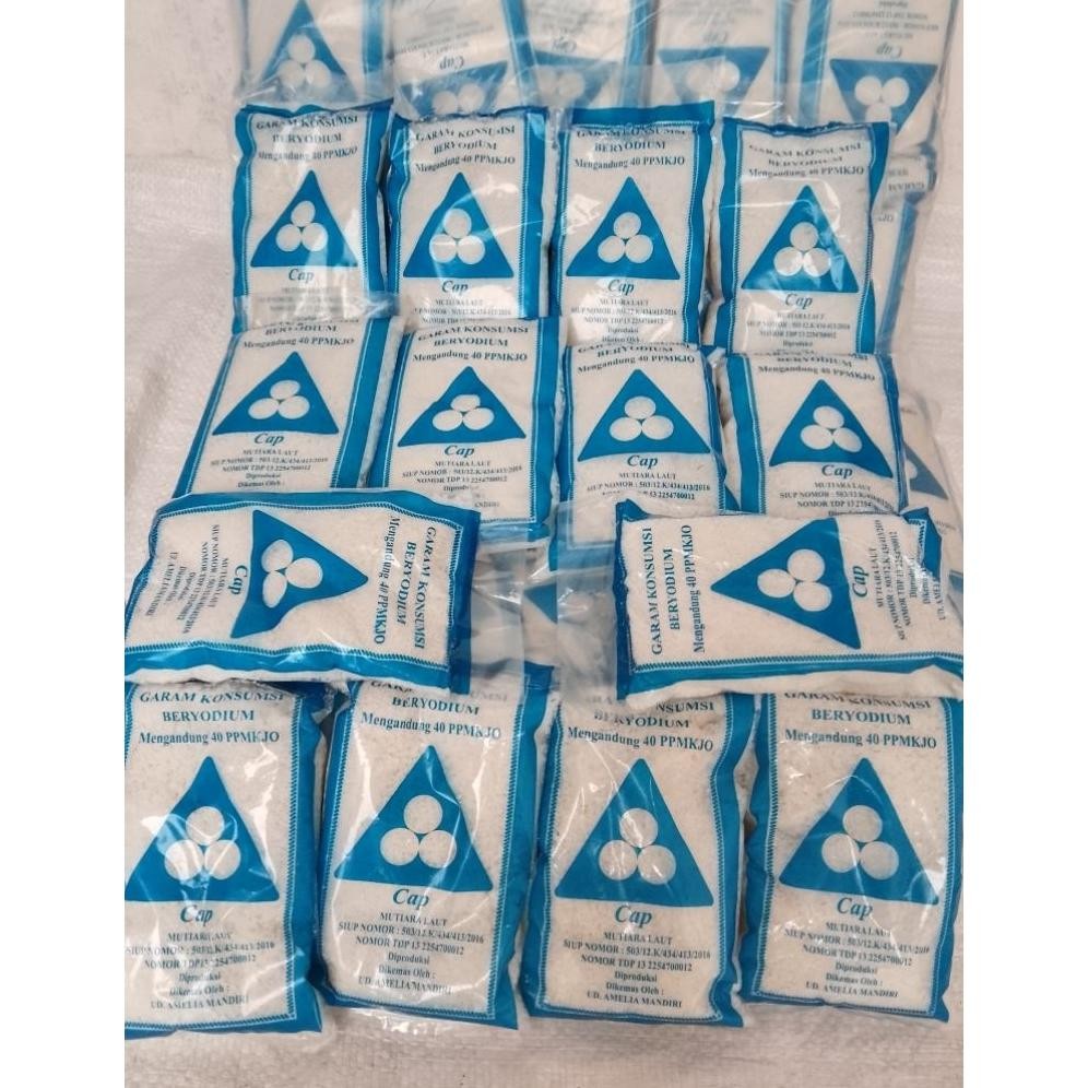 

(Terbaru) garam kasar/garam masak BERYODIUM 200gram isi 20pcs (Terlaris)