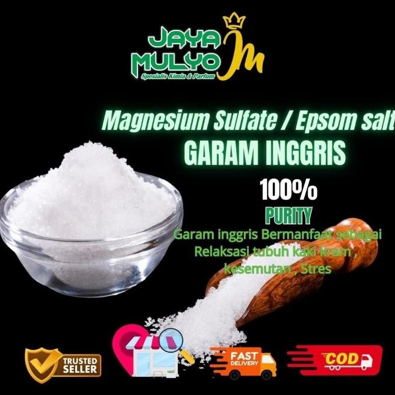

(Terbaru) Garam Inggris / Epsom Salt / MgSO4 / Magnesium Sulfat (1kg) (Terlaris)