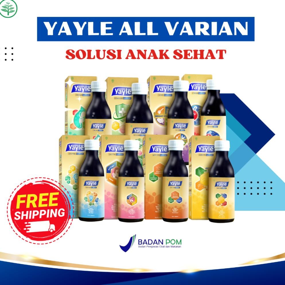 

(Terbaru) YAYLE VITAMIN MADU ANAK HERBAL SOLUSI TUMBUH KEMBANG ANAK USIA 1-12 TAHUN (Terlaris)