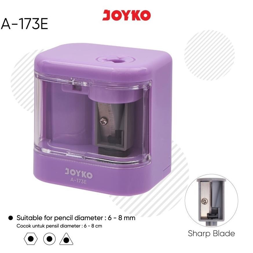 

Mega Sale Promo New Sharpener Rautan Pensil Elektrik A173E - Serutan Electric & Manual Joyko A-173E Premium Mega Sale