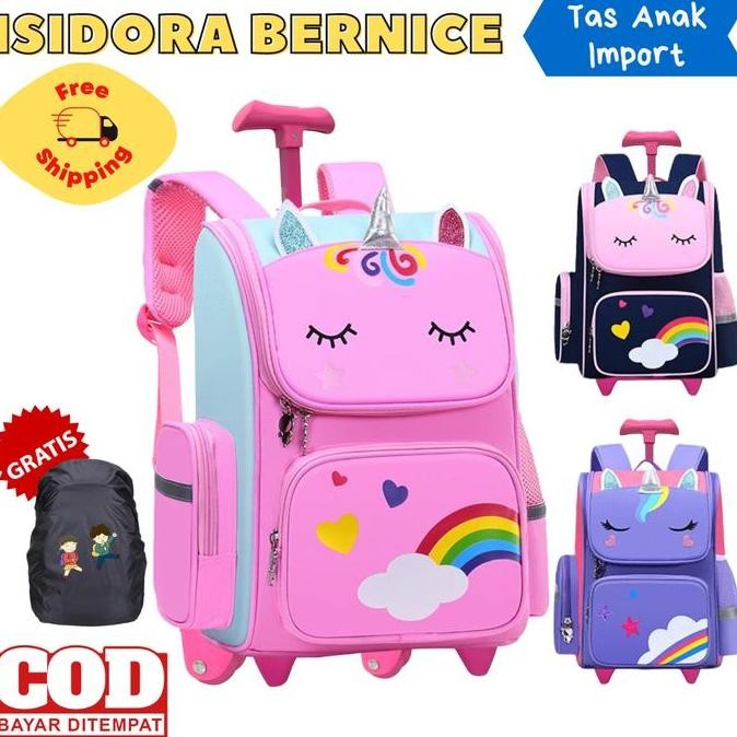 Tas Koper Anak Perempuan Tas Trolley Anak SD