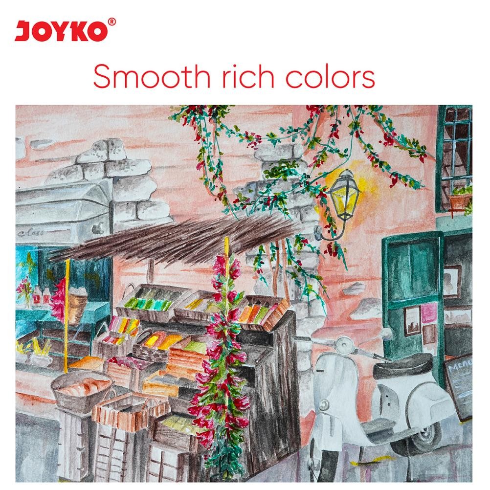 

Rg-4 Joyko Titi Acrylic Colour 12 18 24 36 Warna / Cat Akrilik Joyko Set Acc-12Ml Rg-4