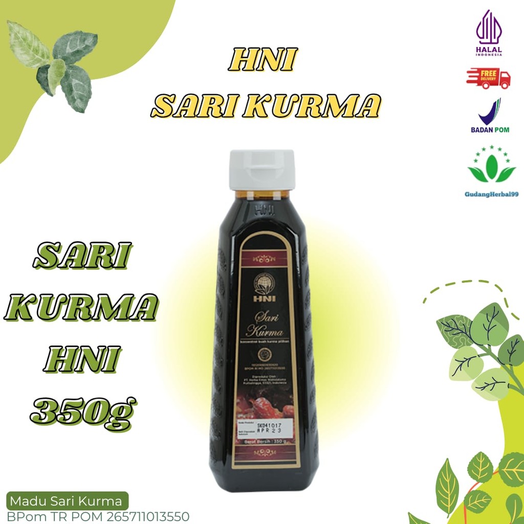 

Madu Sari Kurma HNI Original 350 gr Pelengkap Nutrisi Tubuh