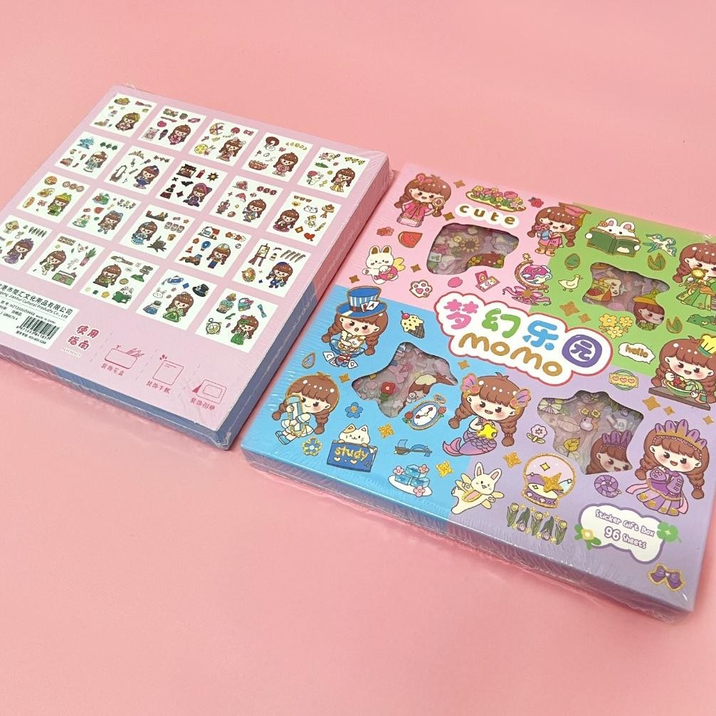 

Gq-68 *Stiker Momo Rainbow ( Isi 100Pcs) 4 Warna / Stiker Momo Mix Warna Waterproof Gq-68