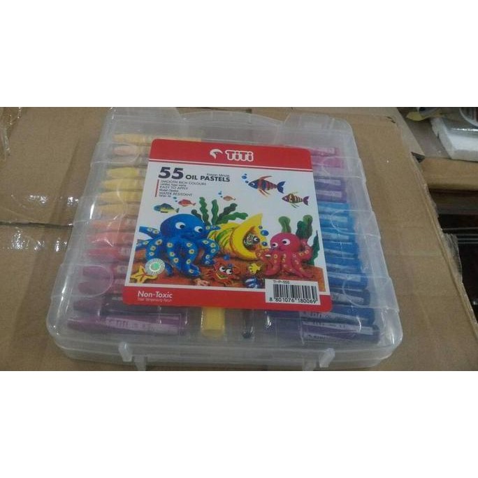 

] Krayon Oil Pastel 55 warna