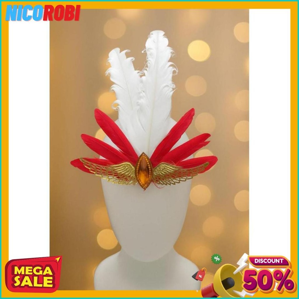 Aksesoris Bando Bulu Merah putih|Bando merah putih karnaval|Bando merah putih viral| bando merah put