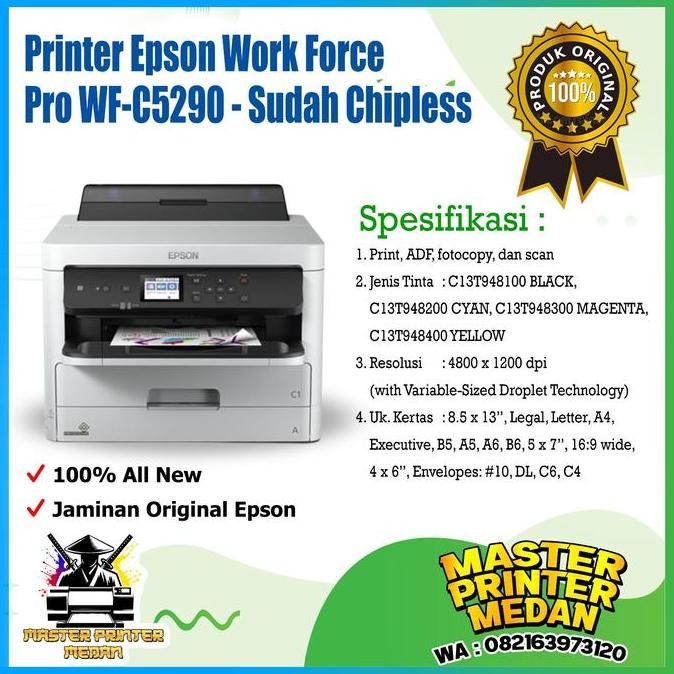 <<<<<] PRINTER EPSON WFC5290 EPSON WF-C5290 EPSON WF C5290 Program CHIPLESS