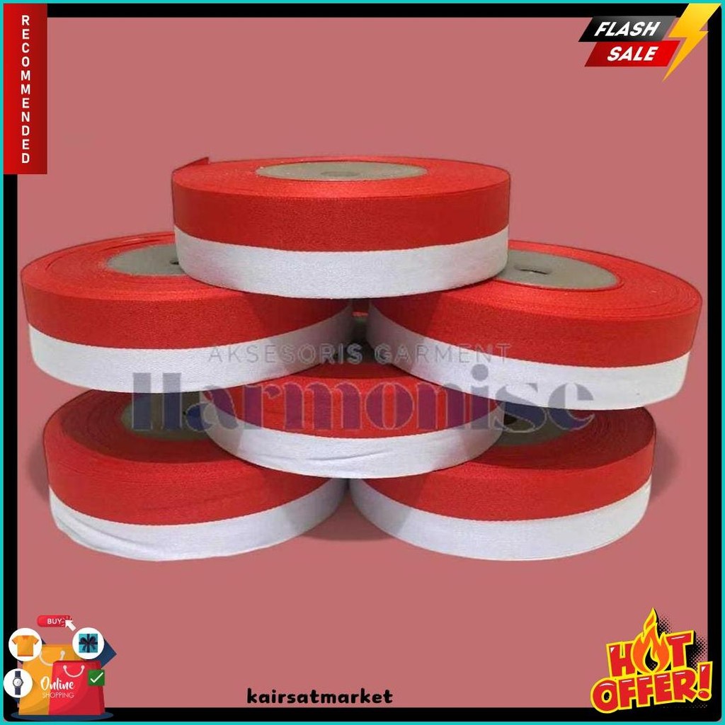 

Pita Merah Putih Eagle Brand Pita Kemerdekaan Pita Serba Serbi 17 Agustus Pita Bendera Merah Putih