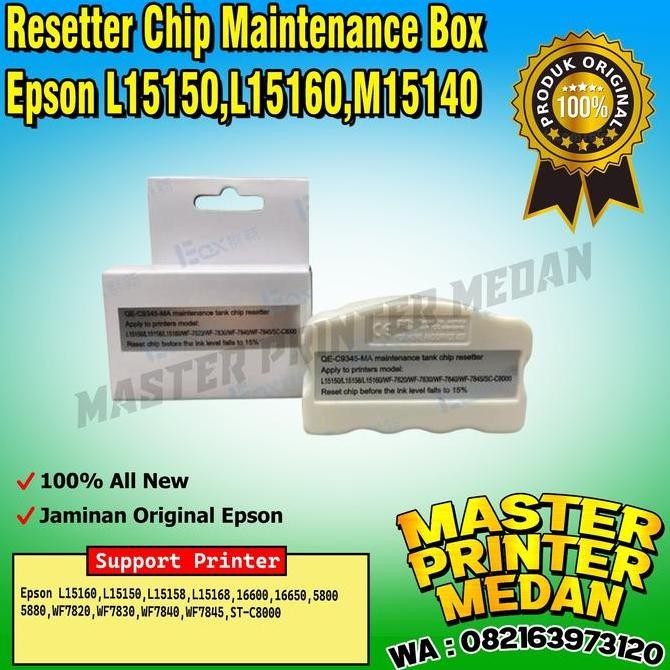 ((((()paling dicari] Resetter Chip Maintenance Box Epson L15150 L15160 M15140