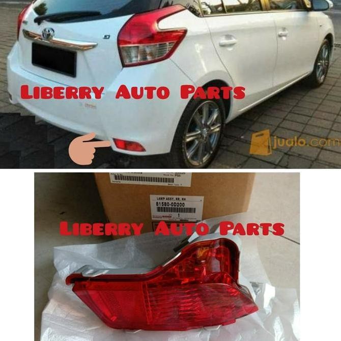 Lampu Reflektor / Mata Kucing / Bemper Belakang Yaris TRD Original Original