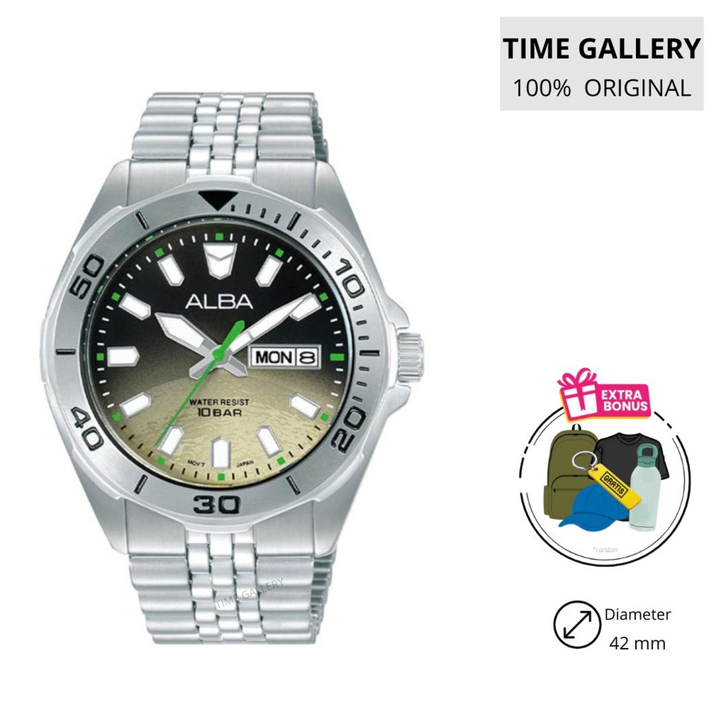 Jam Tangan Pria Alba av3585 av3585x av3585x1 original / ori